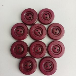 Donkerrode knopen 10 stuks