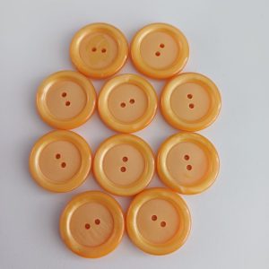 Gele knopen 10 stuks