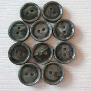 Grijze knopen 10 stuks