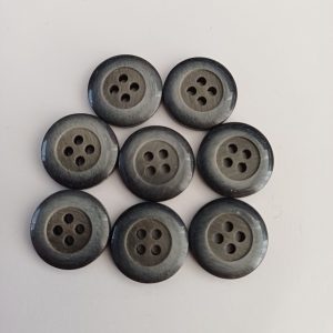 Grijze knopen 8 stuks