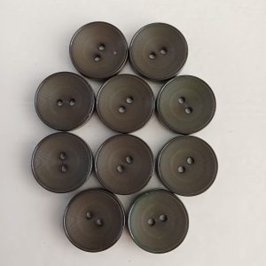 Groen bruine knopen 10 stuks