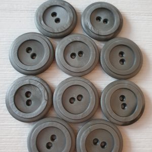 Grijze knopen 10 stuks