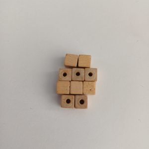 Houten kralen 10 stuks