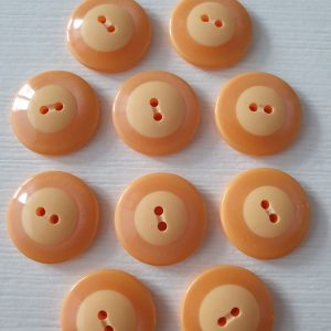 Oranje knopen 10 stuks