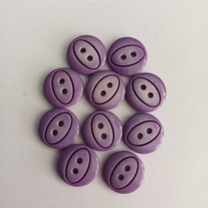 Paarse knopen 10 stuks