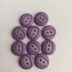 Paarse knopen 10 stuks