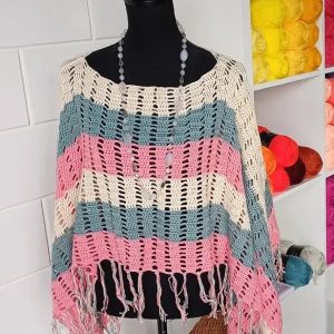 Poncho - omslagdoek zomer