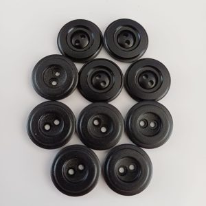 Zwarte knopen 10 stuks
