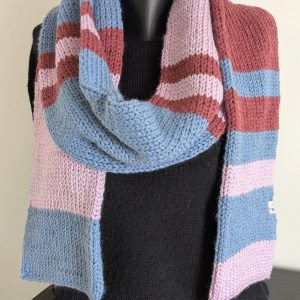 Handgemaakte gebreide sjaal van acryl/wol volwassenen [GRATIS verzending