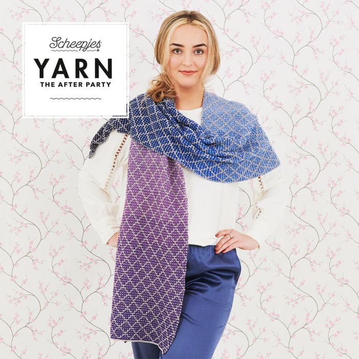 YARN The After Party nr.71 Lavender Trellis Wrap - Afbeelding 2