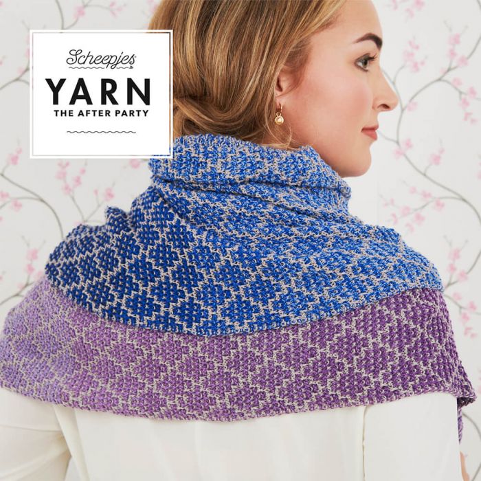 YARN The After Party nr.71 Lavender Trellis Wrap - Afbeelding 5
