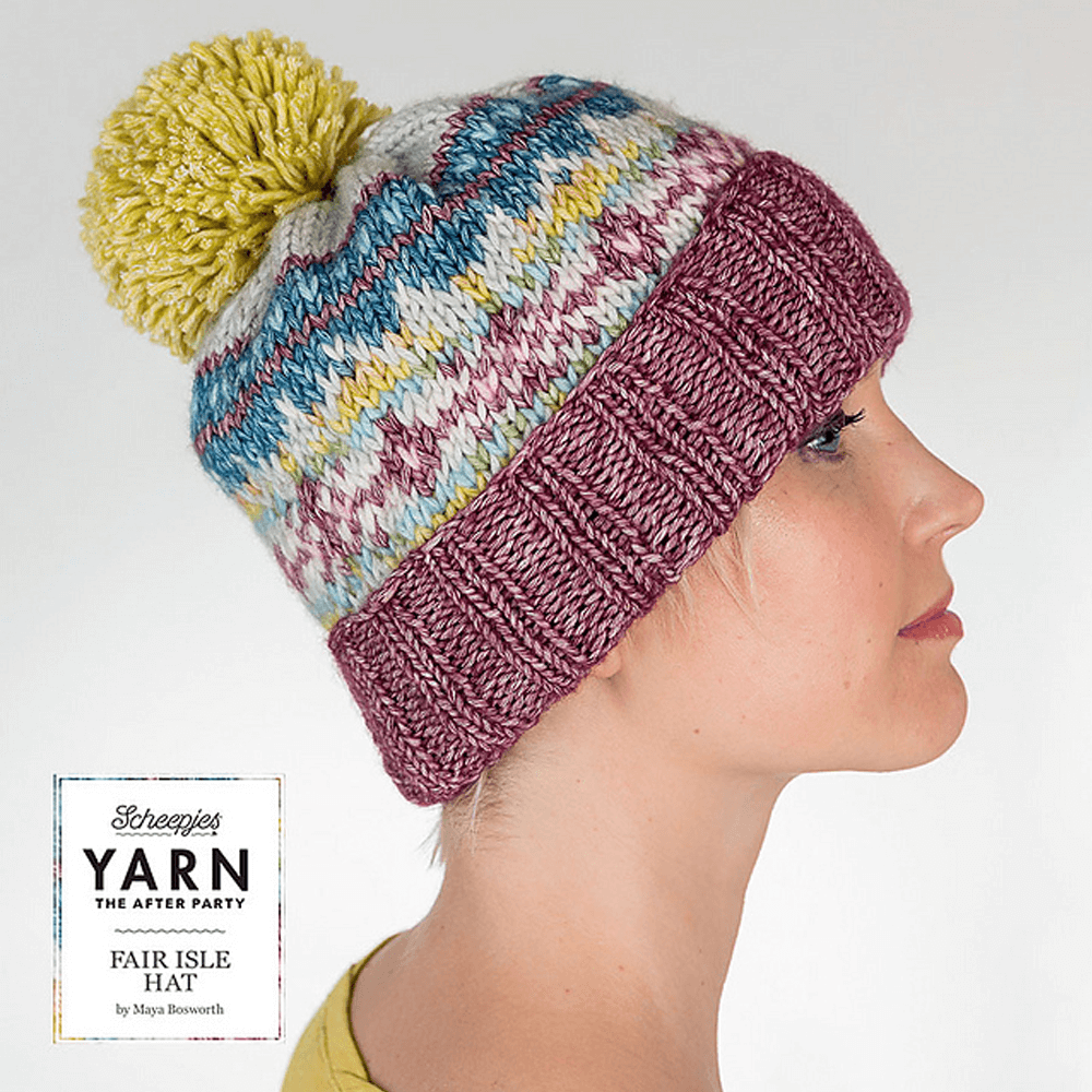 YARN The After Party nr.07 Fair Isle Hat - Afbeelding 2