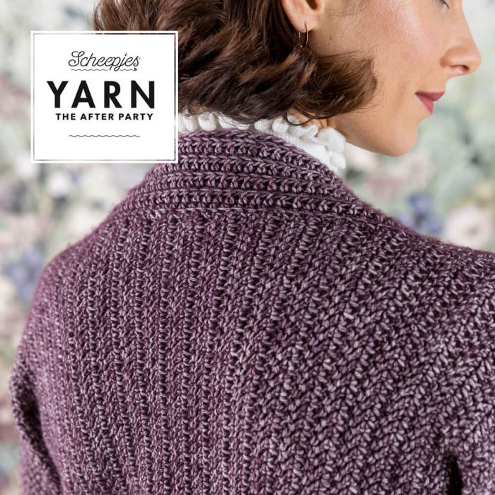 YARN The After Party nr.29 Herringbone Cardigan - Afbeelding 3